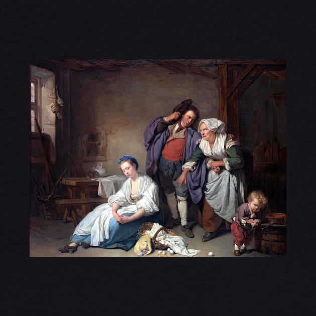 Jean-Baptiste Greuze Broken Eggs by pdpress